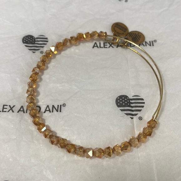 🔴⬇️ ALEX AND ANI gold beaded adjustable bracelet - Picture 2 of 4